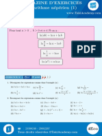 Fonction Logarithme 1