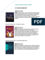 Lecturas Devocionales 2022