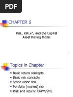 Risk, Return, and The Capital Asset Pricing Model