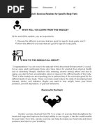 Module 5: Exercise Routines For Specific Body Parts: Physical Education: Movement Enhancement 2