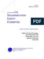 Final Report Sukhoi Superjet 100 Accident, Released On Dec 18, 2012