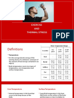 Exercise and Thermal Stress