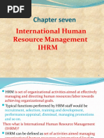 HRM Chap. 7 International HRM