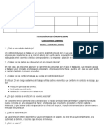 Taller 1 Cuestionario Contrato Laboral