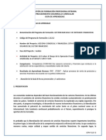 Guia de Aprendizaje No. 2 Productos y Servicios Financieros