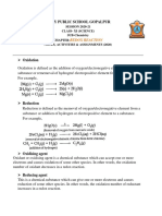 Army Public School Gopalpur: Redox Reaction