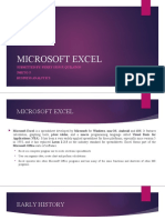 Microsoft Excel: Submitted By: Ferry Sign P. Quilaton 3MKTG-3 Business Analytics