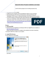 Biometric Reader (Fingerprint) Demo Program Installation and Usage