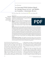 Barriers Associated With Evidence-Based Practice Among Nurses in Low - and Middle - Income Countries: A Systematic Review