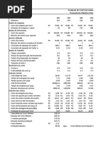 Planilha para Cálculo de Custos de Usinagem