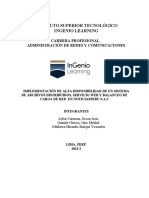 Proyecto de Alta Disponibilidad de Servicios en NoticiasPeru SAC