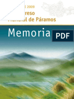 Memorias PARAMUNDI 2009 II Congreso Mundial de Páramos