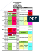 Horario de Meánica de Producción