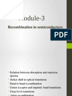 Band To Band Radiative Recombination