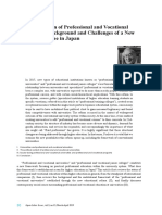 The Formulation of Professional and Vocational Universities: Background and Challenges of A New Institutional Type in Japan