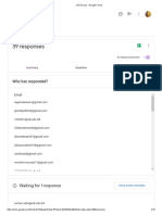 LFE Survey - Google Forms