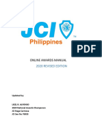 JCI Philippines Awards Manual 2020