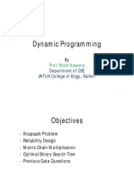 Dynamic Programming: Department of CSE JNTUA College of Engg., Kalikiri