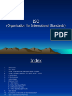 Organisation For International Standards