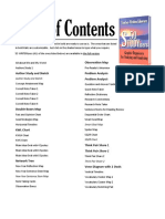 Observation Map: Formatting Codes: Writerizers Listed in Bold Are Ready To Use As Is. The Ones That Are Listed