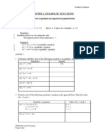 2.quadratic Equations