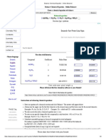 Balance Chemical Equation - Online Balancer