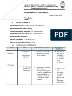 Abril - Informe Mensual de Internado