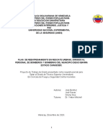 Plan de Reentrenamiento en Rescate Urbano, Dirigido Al Personal de Bomberos Y Bomberas Del Municipio Diego Ibarra Estado Carabobo