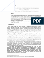 Experimental Study of A Nonlinear Circuit Described by Duffing's Equation