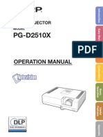 PG-D2510X: Operation Manual