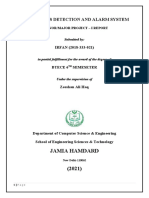 Fire and Gas Detection and Alarm System: Jamia Hamdard