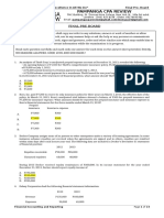 Financial Accounting and Reporting Final Pre Board Oct 2016