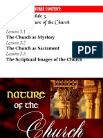 Module 3.1 and 3.2 The Church As Mystery and A Sacrament