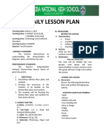 Daily Lesson Plan: Interpret Kitchen Layout (KL)