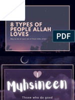 8 Types of People Allah Loves