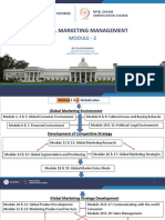 Global Marketing Management: Module - 2