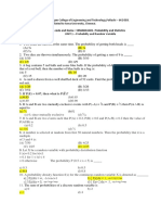 P&S MCQ U 1