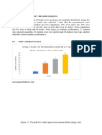 3.0 Findings 3.1 Background of The Respondents: Visible Signs of Nervouness Beofre A Test