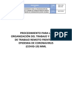 PROC. SSO-MML-002 Organizacion Del Trabajo y Trabajo Remoto (18.07.2020)