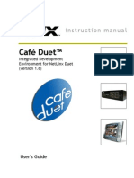 Café Duet™: Instruction Manual