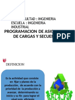 Sesión 13, Programación de Asignación de Cargas