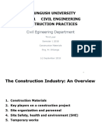 CIE 311 - 1 Construction Materials