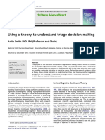 Using A Theory To Understand Triage Decision Making