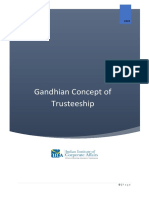 Gandhi's Concept of Trusteeship