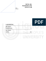 MCSL-204 Windows and Linux Lab