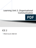 Learning Unit 2: Organisational Communication