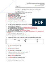 Past Simple vs. Present Perfect: Martínez Gallardo Bryan Alejandro. 08-007-2021