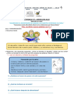 Actividad Jueves 8 de Julio