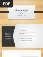 Mentor Night