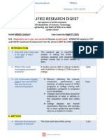 SI Mpli FI Edresearchdi Gest: I Ntroducti ON Score